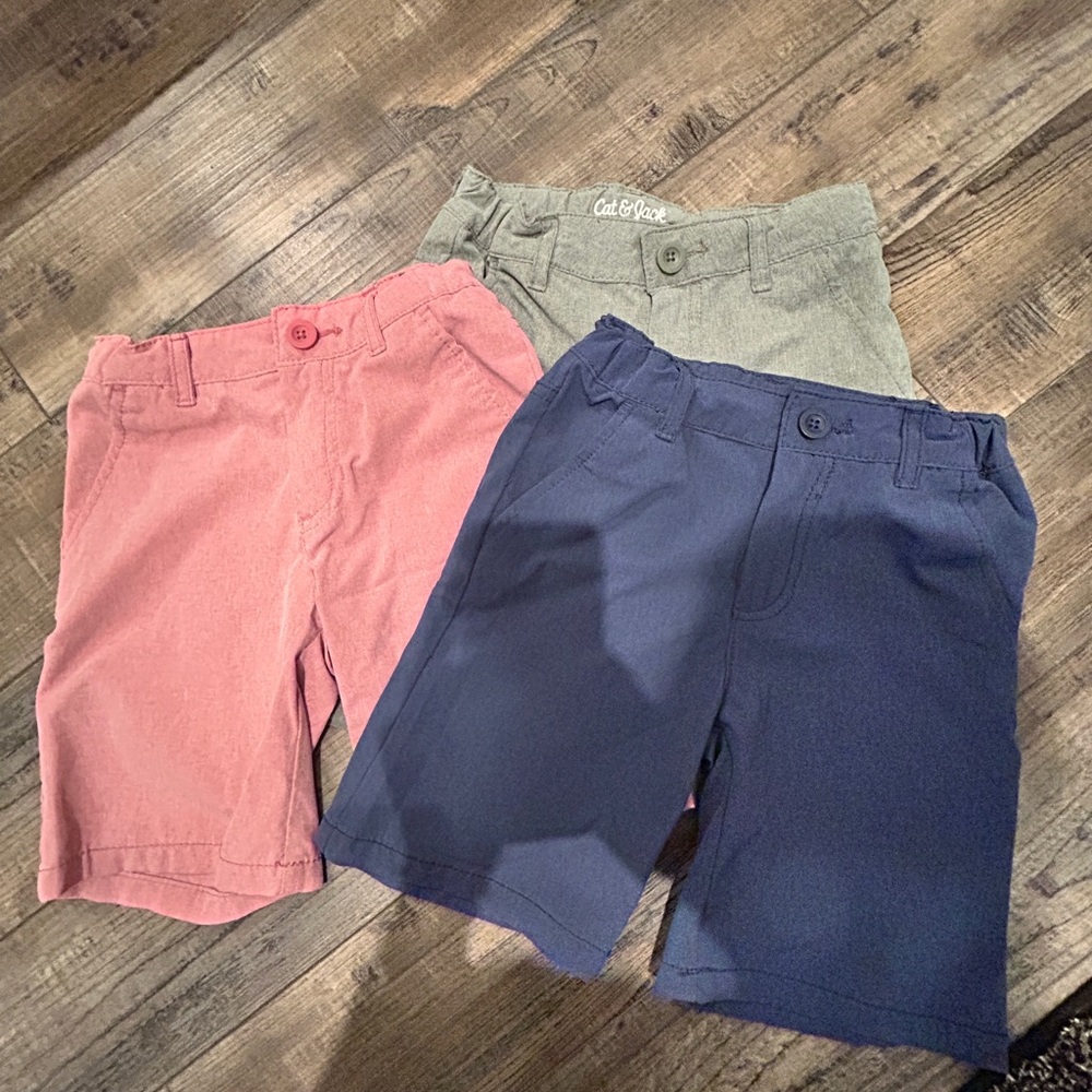 Cat & Jack Kids' Shorts - Pink, Grey, and Blue
